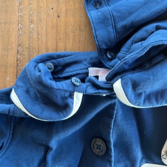 Janie and jack peplum navy jacket - Picture 5 of 7